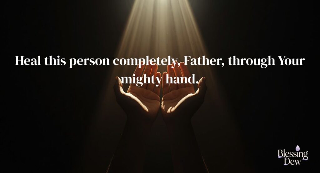 Miracle healing prayer for the sick