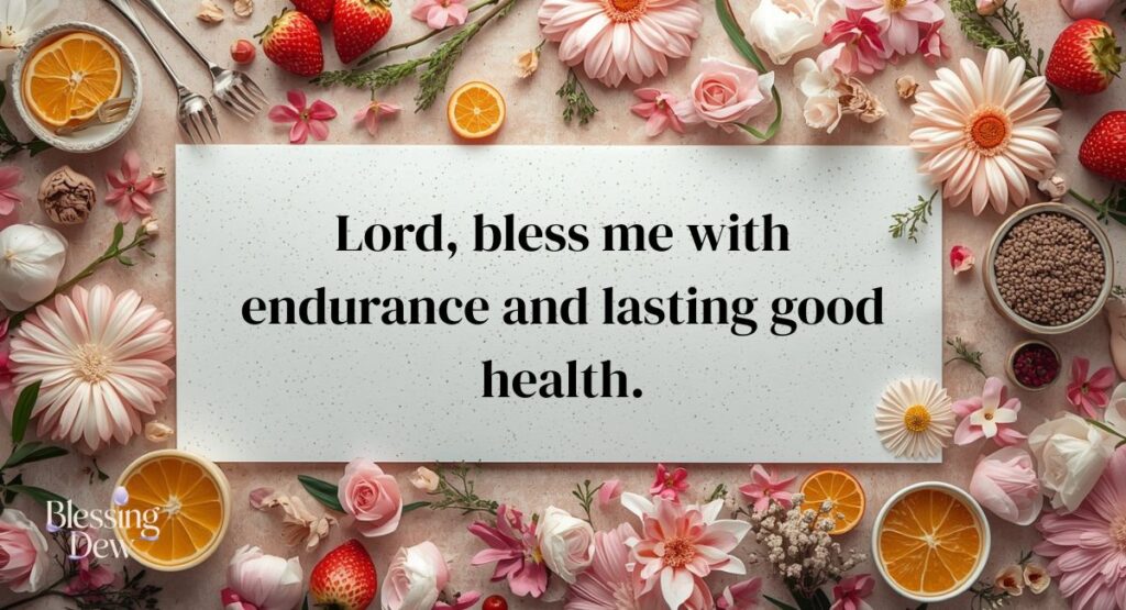Prayer for Health and Strength