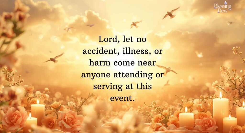 Prayer for the Safety and Well-being of Participants