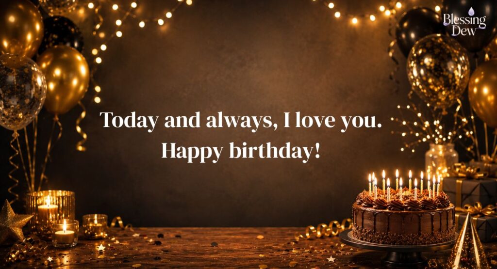 Short & Sweet Birthday Wishes for Husband