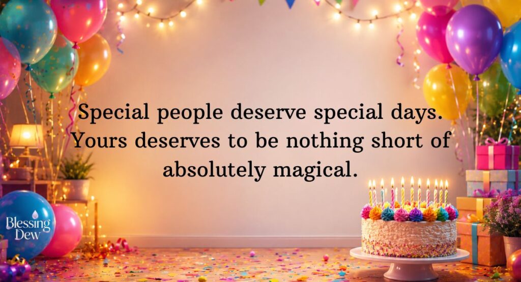 Special Birthday Blessings