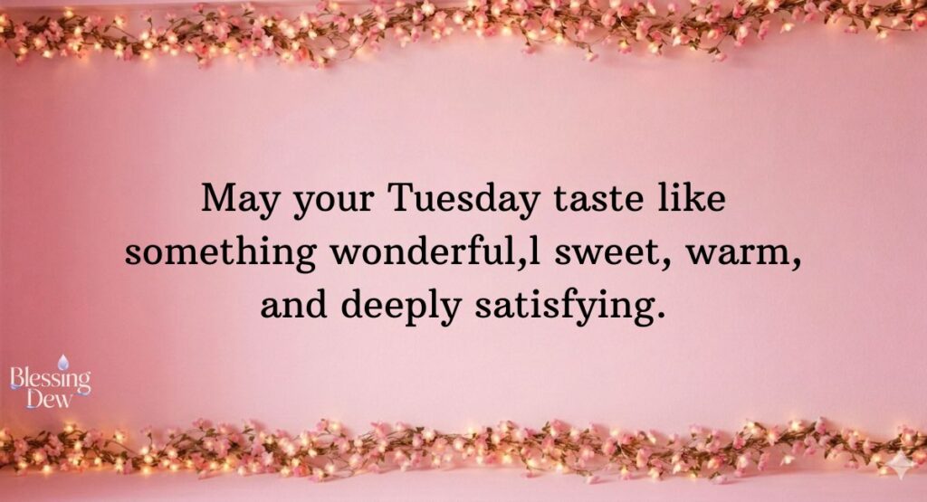 Sweet Tuesday Greetings and Blessings