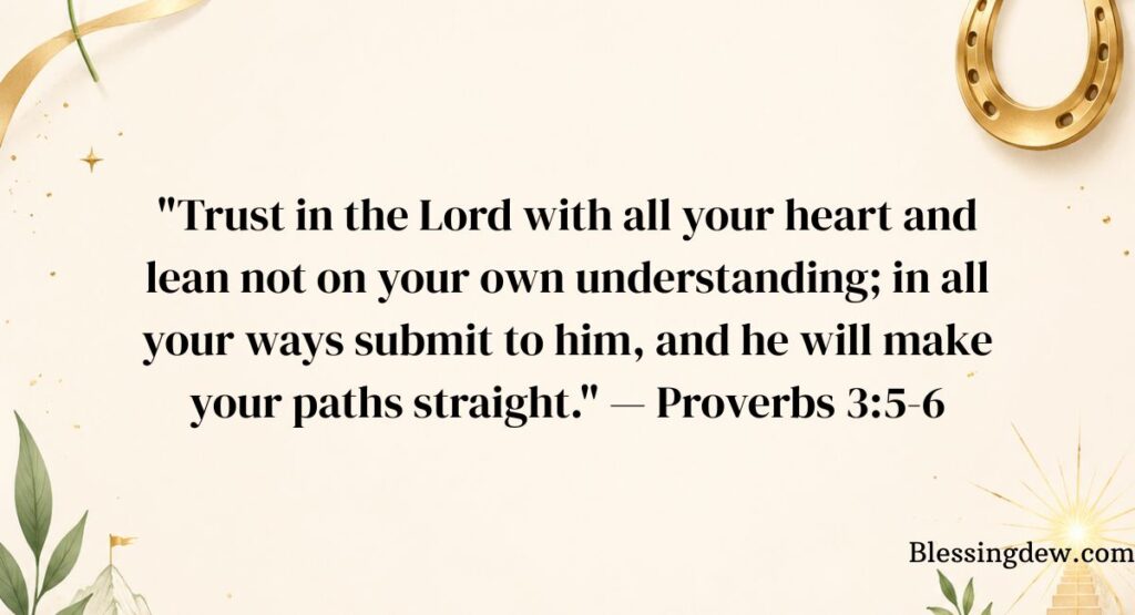Trusting in God's Guidance and Wisdom