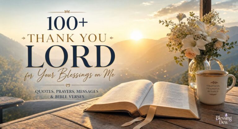 100+ Thank You Lord for Your Blessings on Me Quotes, Prayers, Messages & Bible Verses