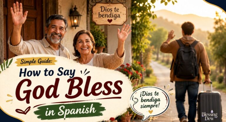 Simple Guide: How to Say God Bless in Spanish