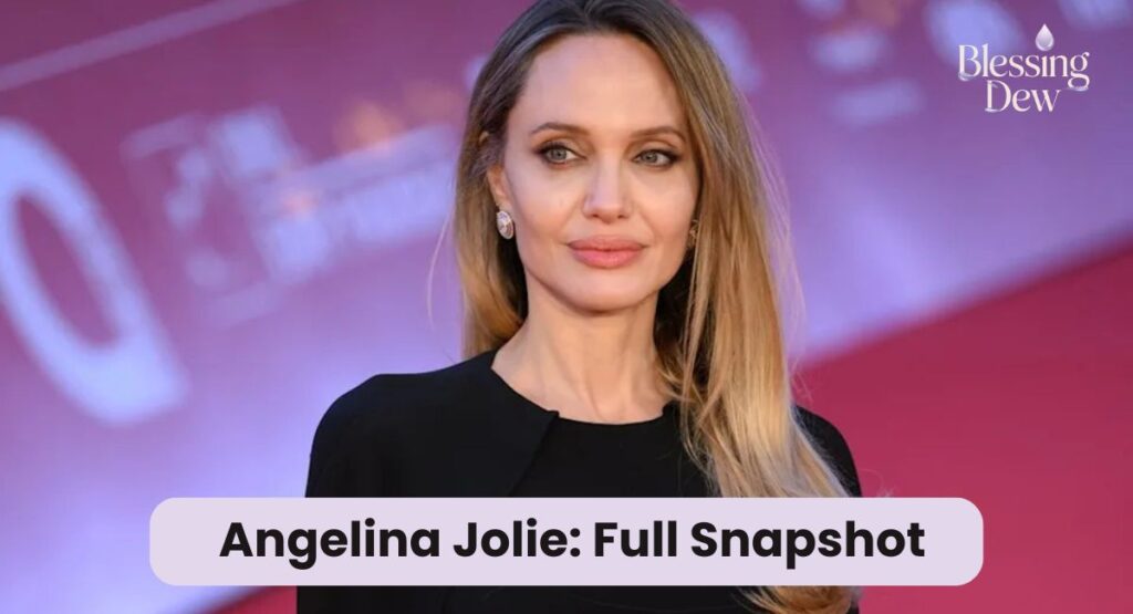 Angelina Jolie: Full Snapshot