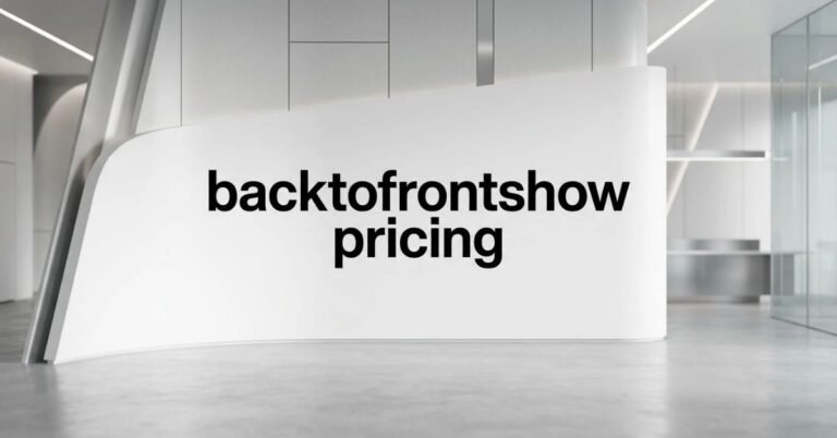backtofrontshow pricing